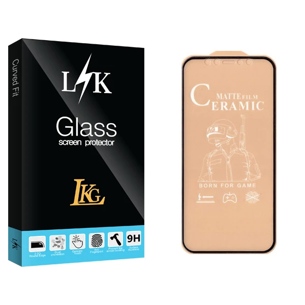 محافظ صفحه نمایش سرامیکی  ال کا جی مدل LK Glass مناسب برای گوشی موبایل اپل Iphone 12 mini