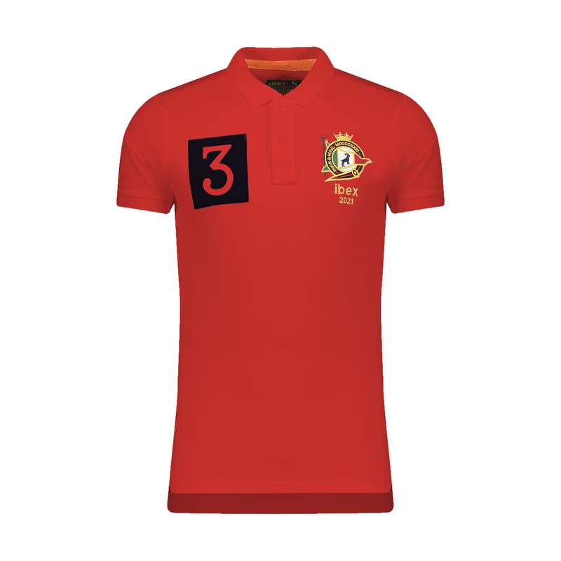 پولوشرت آستین کوتاه مردانه آیبکس مدل 97112 casual رنگ قرمز