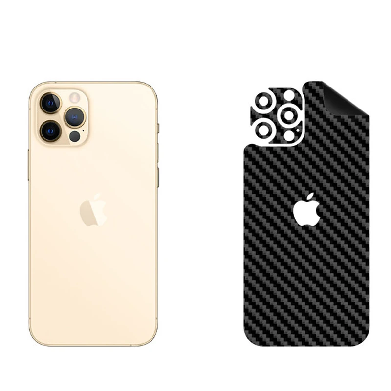برچسب پوششی بستور مدل BT-Fiber طرح فیبر کربن مناسب برای گوشی موبایل اپل iPhone 12 Pro Max