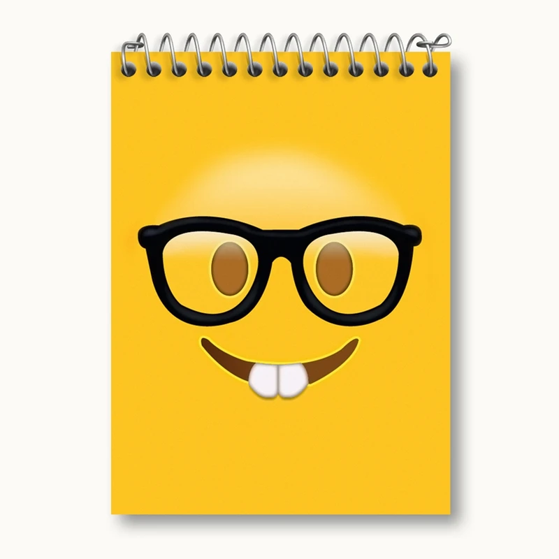 دفتر یادداشت 50 برگ خندالو مدل ایموجی Emoji کد 1290