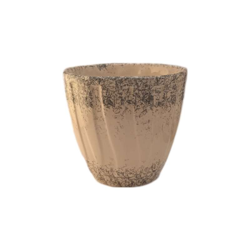 گلدان مدل رومیزی طرح خط خطی رنگی کد 10