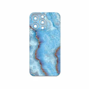 MAHOOT Blue-Ocean-Marble Cover Sticker for Apple iphone 13 Pro