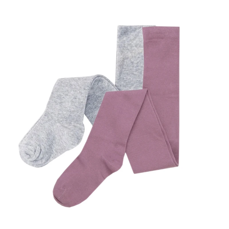 جوراب شلواری دخترانه الایو مدل 144 مجموعه 2 عددی