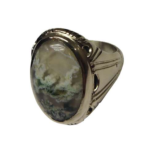 انگشتر مردانه مدل دوقاب نگین عقیق اصل معدنی شجر 