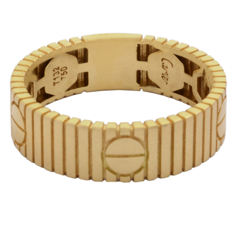 انگشتر طلا 18 عیار زنانه طلای مستجابی مدل کارتیر کد T132 سایز 56