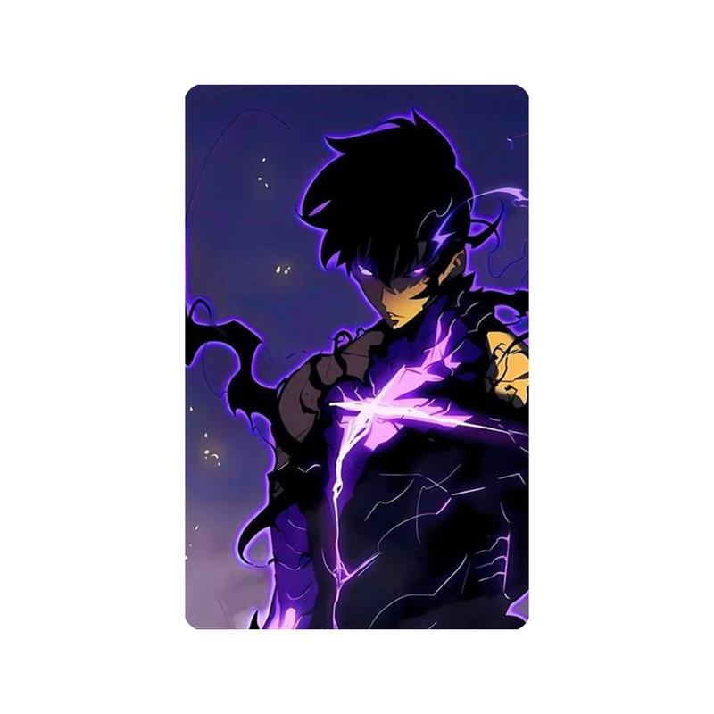 استیکر کارت مدل انیمه طرح سولو لولینگ سونگ جین وو solo leveling sung jin woo کد 5291