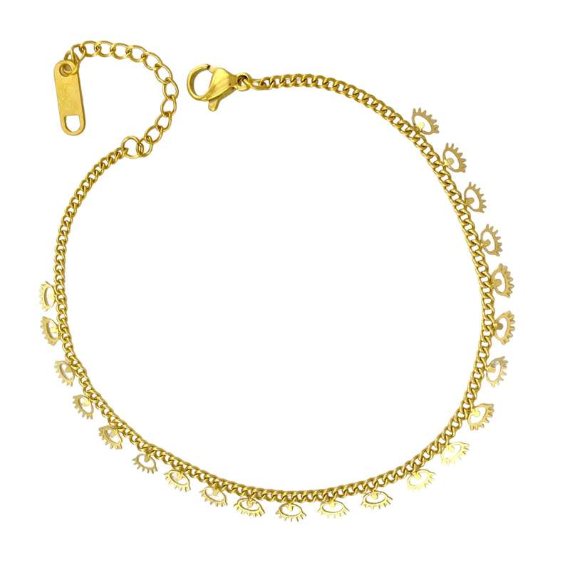 دستبند زنانه مدل چشم کد B4358