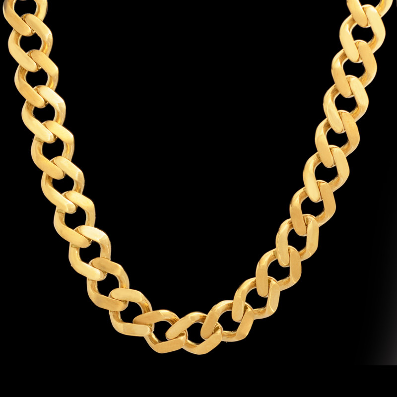 زنجیر طلا 18 عیار زنانه طلای مستجابی مدل جلوا کد G43.5