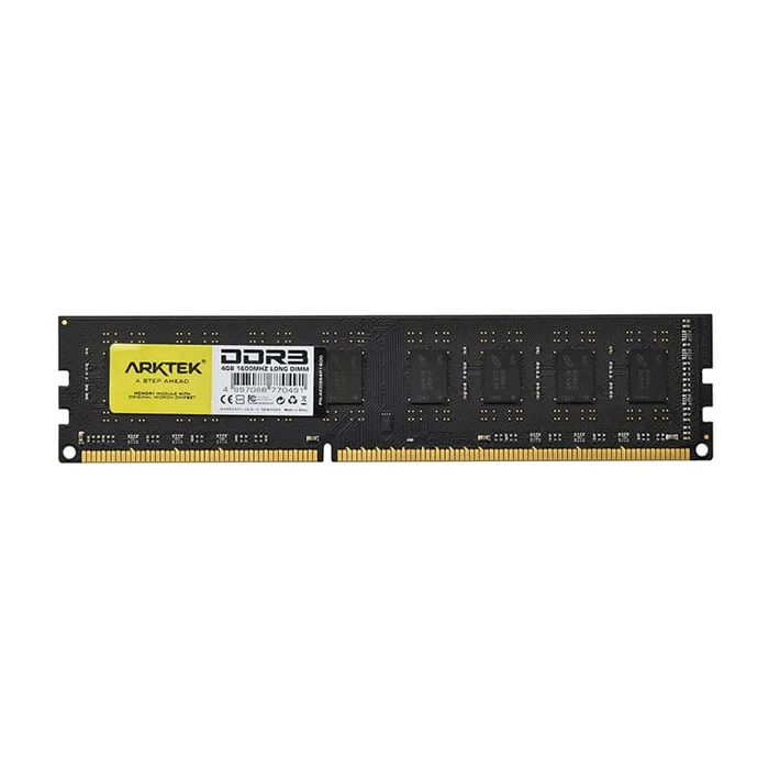 رم دسکتاپ DDR3 تک کاناله 1600 مگاهرتز آرک تک مدل CL10 ظرفیت 4 گیگابایت