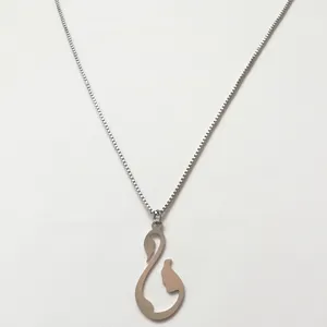 گردنبند زنانه مدل قو 