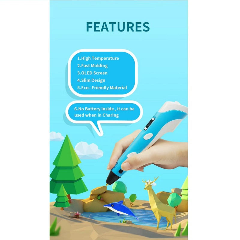 قلم طراحی سه بعدی مای ریول مدل RP-100B به همراه فیلامنت PLA