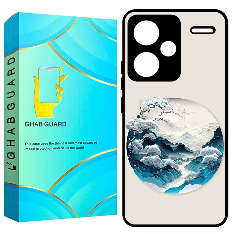 کاور قاب گارد طرح طبیعت مدل GCHPN13PL مناسب برای گوشی موبایل شیائومی Redmi Note 13 Pro Plus