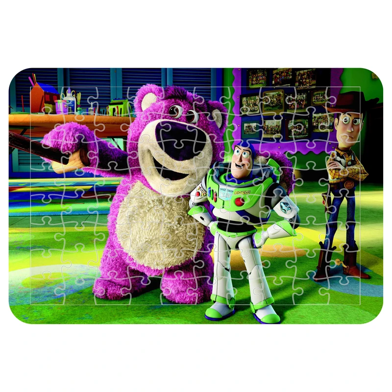 پازل 54 تکه مدل CHB1218 طرح انیمیشن اسباب بازی ها