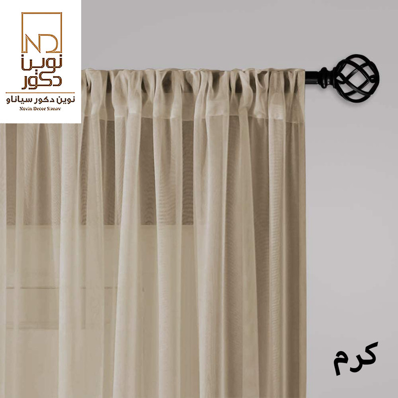 پرده نوین دکور سیاناو مدل ND3500 سایز 180 × 140 سانتی متر