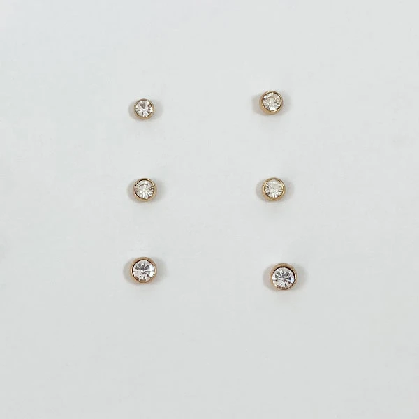 گوشواره زنانه اکسسورایز مدل DS-7956 مجموعه 3 عددی