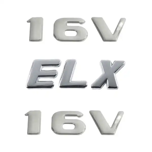 آرم گلگیر و صندوق خودرو چیکال طرح ELX-16V مناسب برای پارس ELX بسته 3 عددی