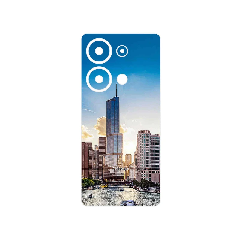 برچسب پوششی ماهوت مدل City of Chicago مناسب برای گوشی موبایل شیائومی Redmi Note 13 Pro 4G