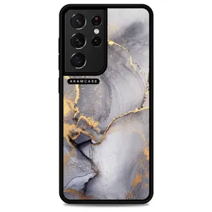 AKAM AMC-WSGS21U-MARBLE-45 Cover For Samsung Galaxy S21 Ultra
