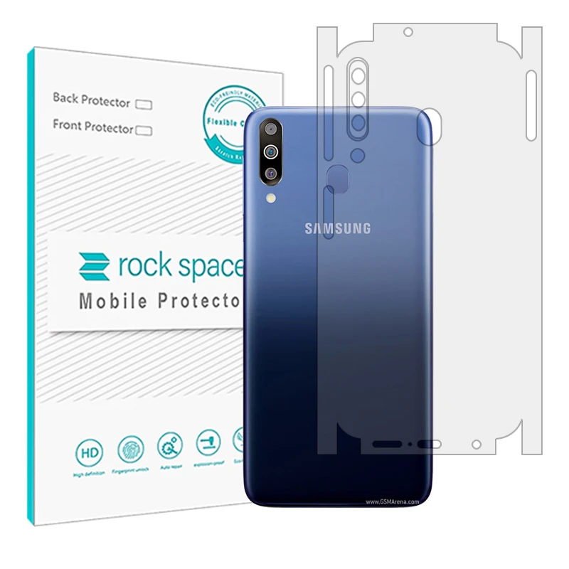 محافظ پشت گوشی شفاف راک اسپیس مدل HyGEL مناسب برای گوشی موبایل سامسونگ Galaxy M30