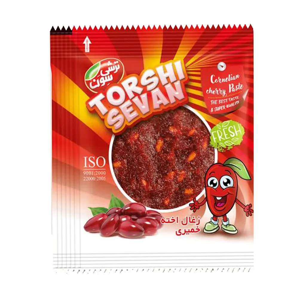 تمر زغال اخته خمیری ترش سون - 40 گرم بسته 16 عددی