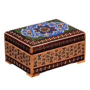 جعبه جواهرات خاتم کاری کد 1-70009