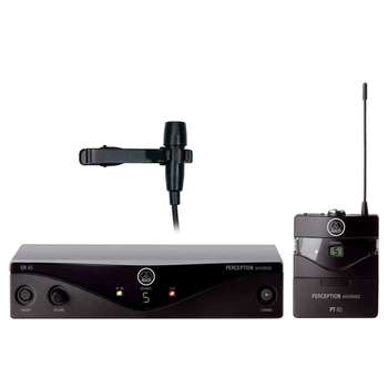 میکروفون بی سیم یقه ای ای کی جی مدل Perception 45 Presenter Set