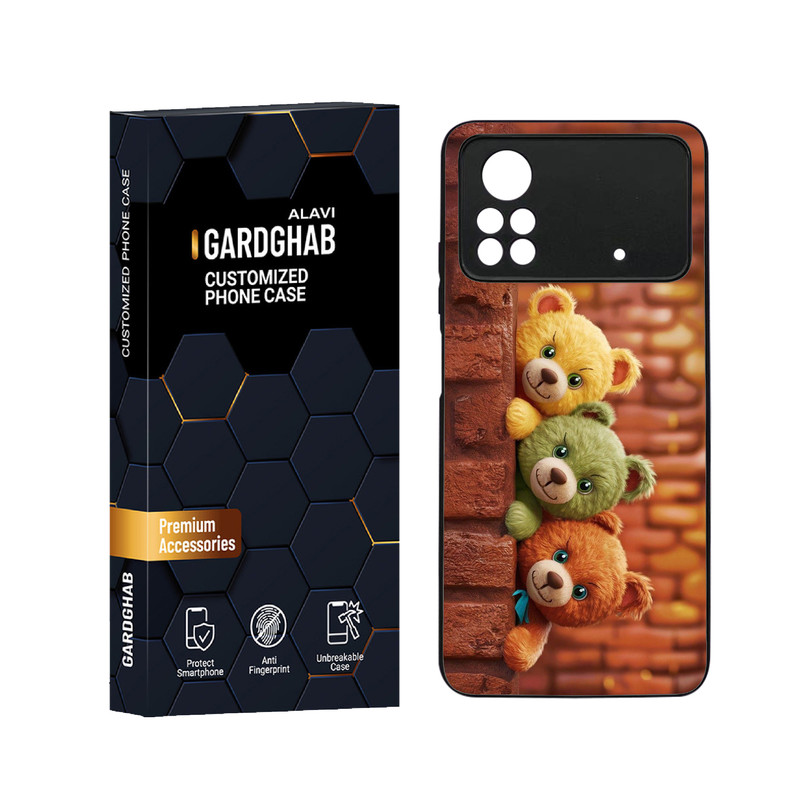 کاور گارد قاب علوی مدل دورژله ای کارتنی و انیمه مناسب برای گوشی موبایل شیائومی Poco X4 Pro
