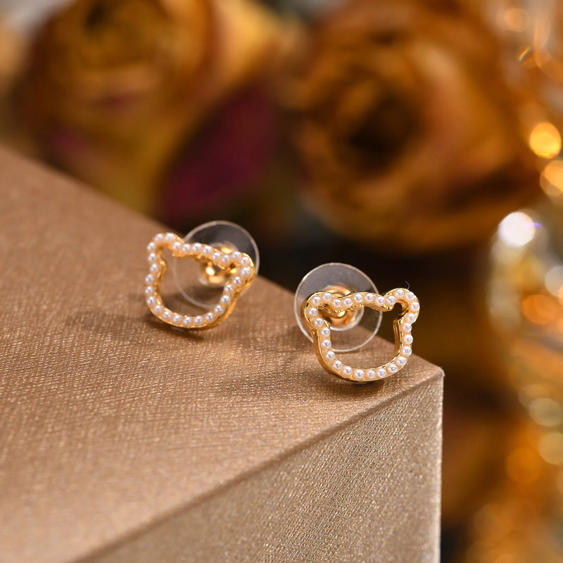 گوشواره دخترانه مدل Bear گوشواره دخترانه مدل Bear