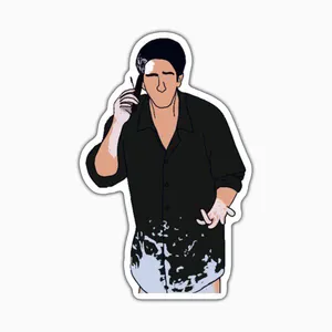 استیکر لپ تاپ و موبایل بووم طرح سریال Friends مدل Ross کد ET89