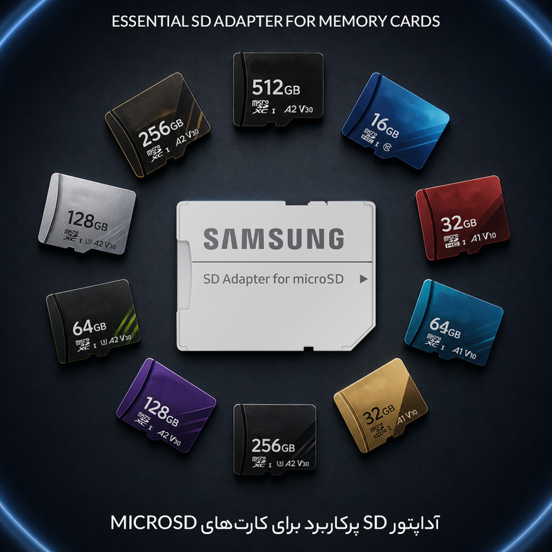 مبدل MicroSD به SD مدل SM-SD