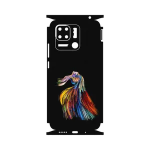 MAHOOT Rainbow Hair Digital Art-FullSkin Cover Sticker for Xiaomi Redmi 10 Power