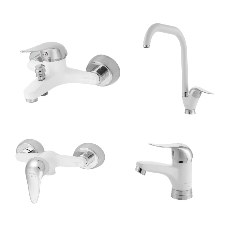 ست شیرآلات ترنم مدل ارکیده SK2 مجموعه 4 عددی