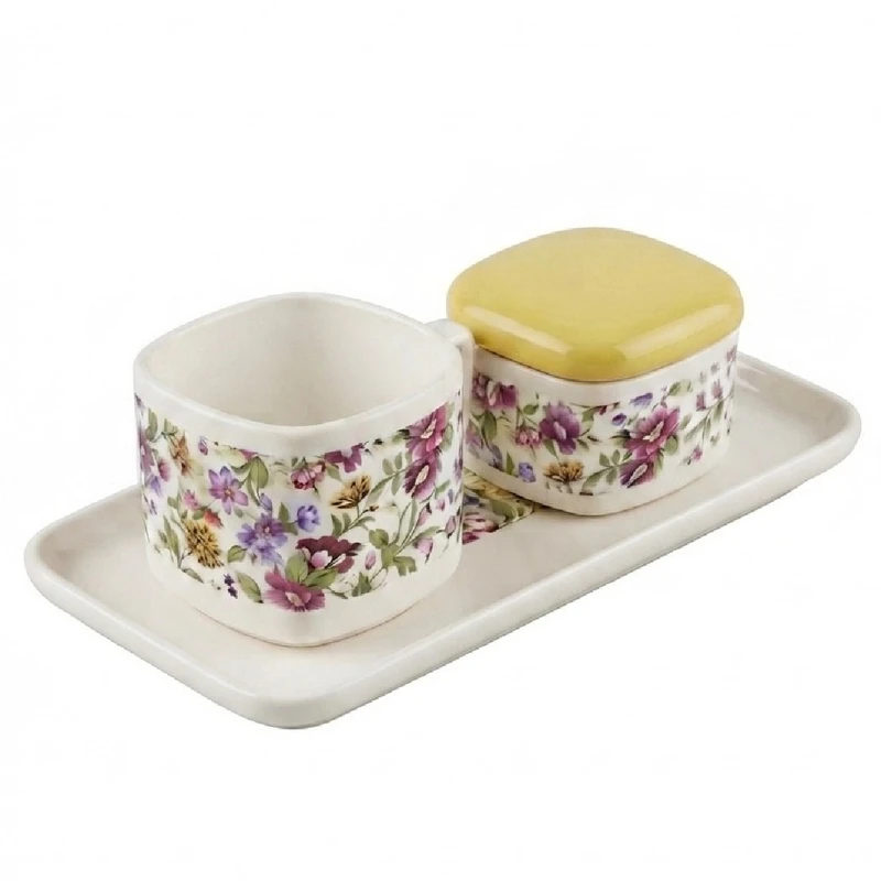 سرویس چای خوری 3 پارچه مدل Golbarg 2