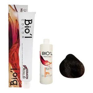 کیت رنگ مو بیول سری SUPER BLONDE شماره 5.85 حجم 100 میلی لیتر رنگ قهوه ای گوشتی روشن