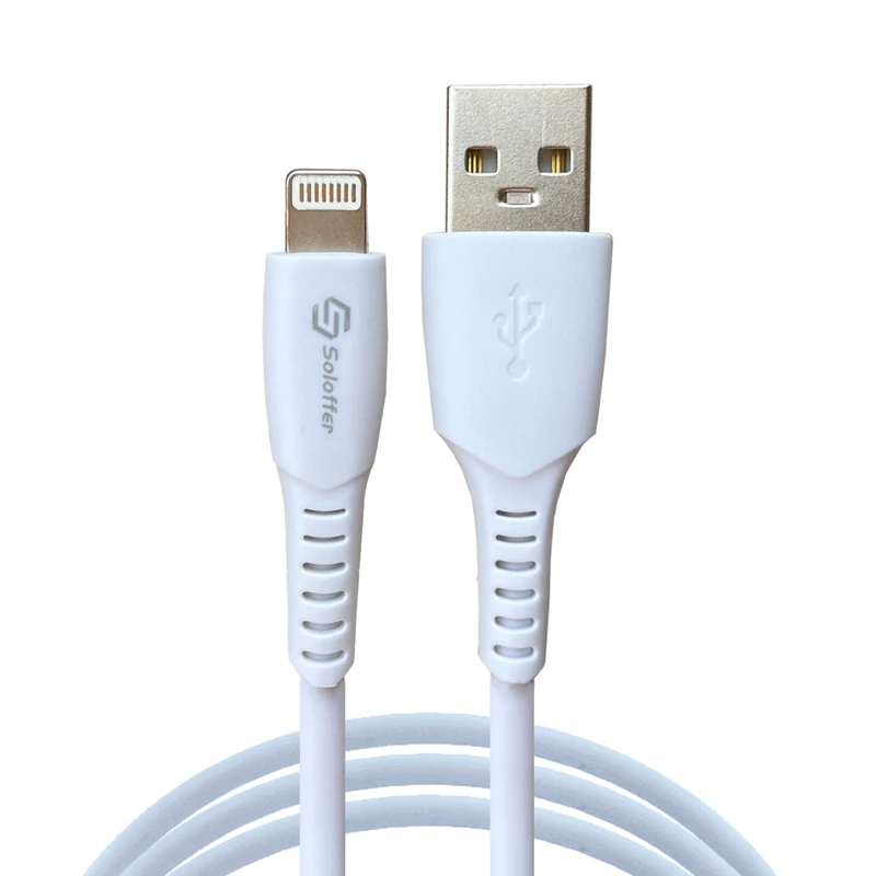 کابل تبدیل USB به لایتنینگ سولفر مدل 8 -ipone طول 1 متر