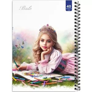 دفتر نقاشی 40 برگ انتشارات بله طرح دختر طراح کد A4-K161