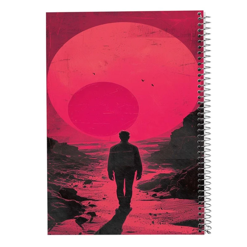 دفتر شطرنجی 50 برگ مدوپد طرح ماه کد DF15496