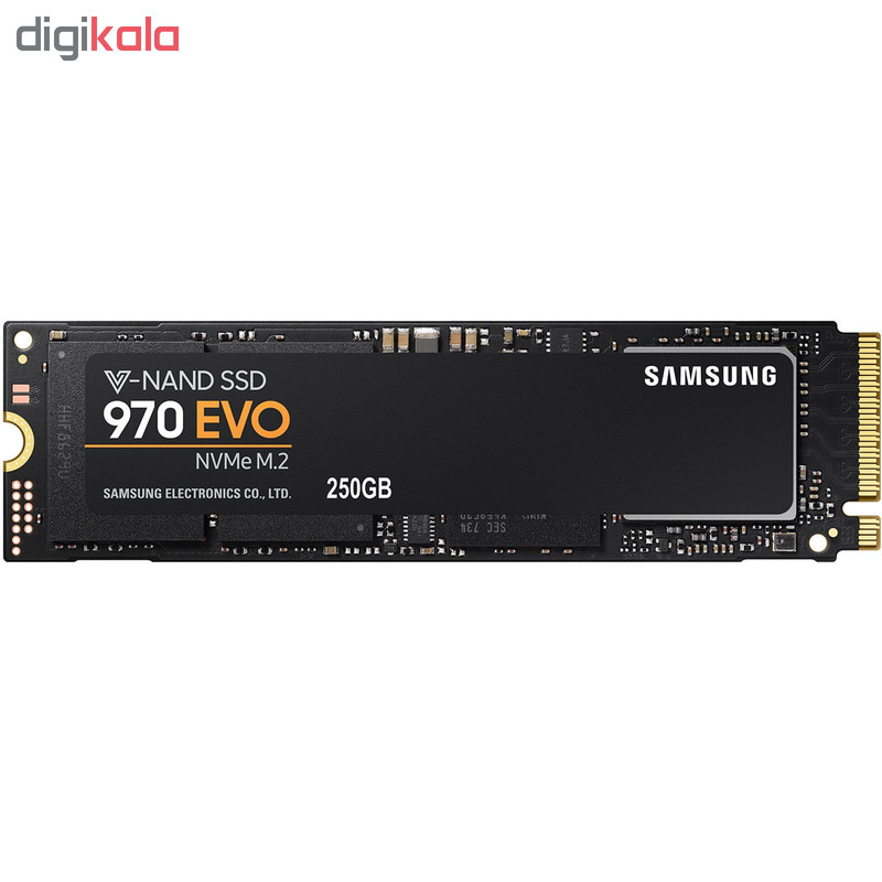 حافظه SSD سایز 2280 سامسونگ مدل 970 EVO ظرفیت 256 گیگابایت