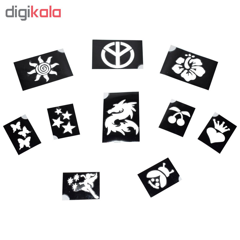 تتو موقت شایمر مدل Glitter Tattoos
