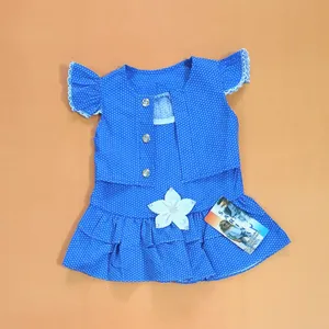 ست کت و پیراهن دخترانه کد SA100