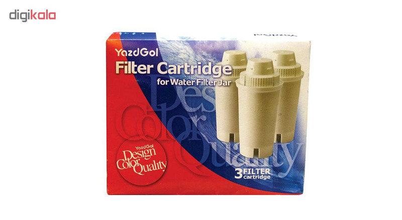 فیلتر پارچ تصفیه آب یزدگل کد 1318 بسته 3 عددی