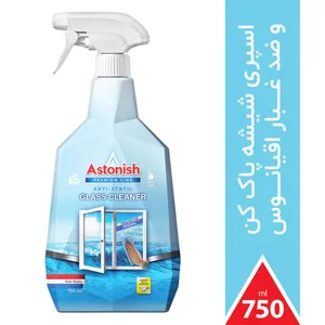 اسپری شیشه پاک کن استونیش مدل Anti-Static سری Premium حجم 750 میلی‌لیتر