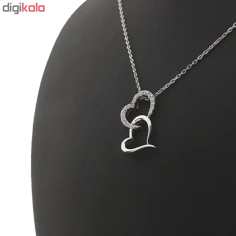گردنبند نقره زنانه کد FL 162