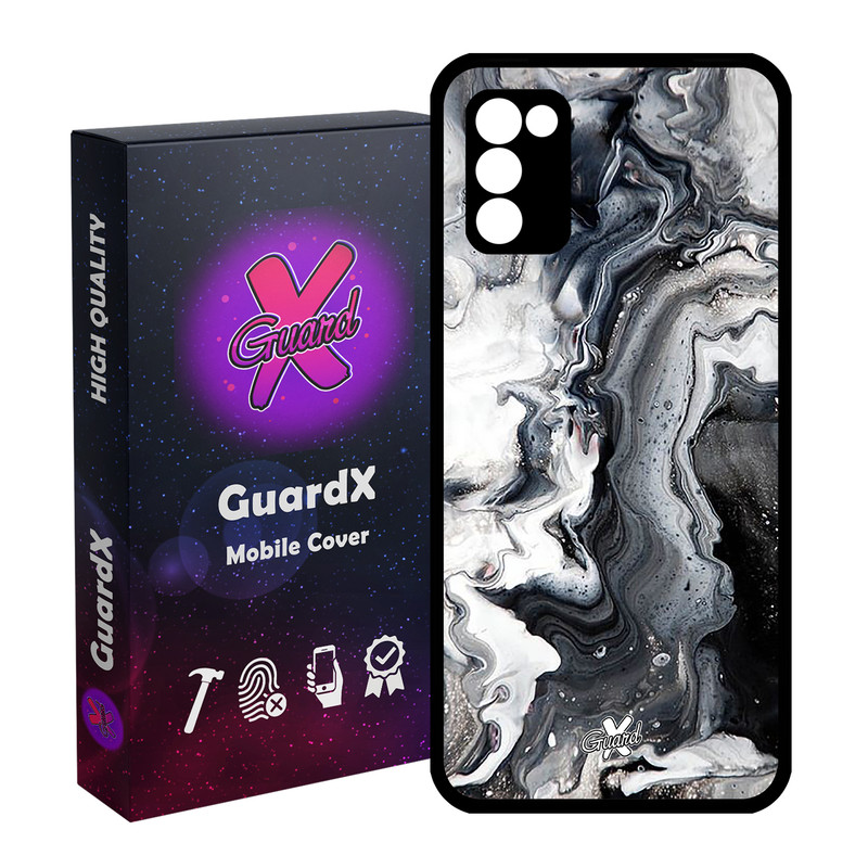 کاور گارد ایکس طرح ماربل مدل Glass10277 مناسب برای گوشی موبایل سامسونگ Galaxy A02s / M02s