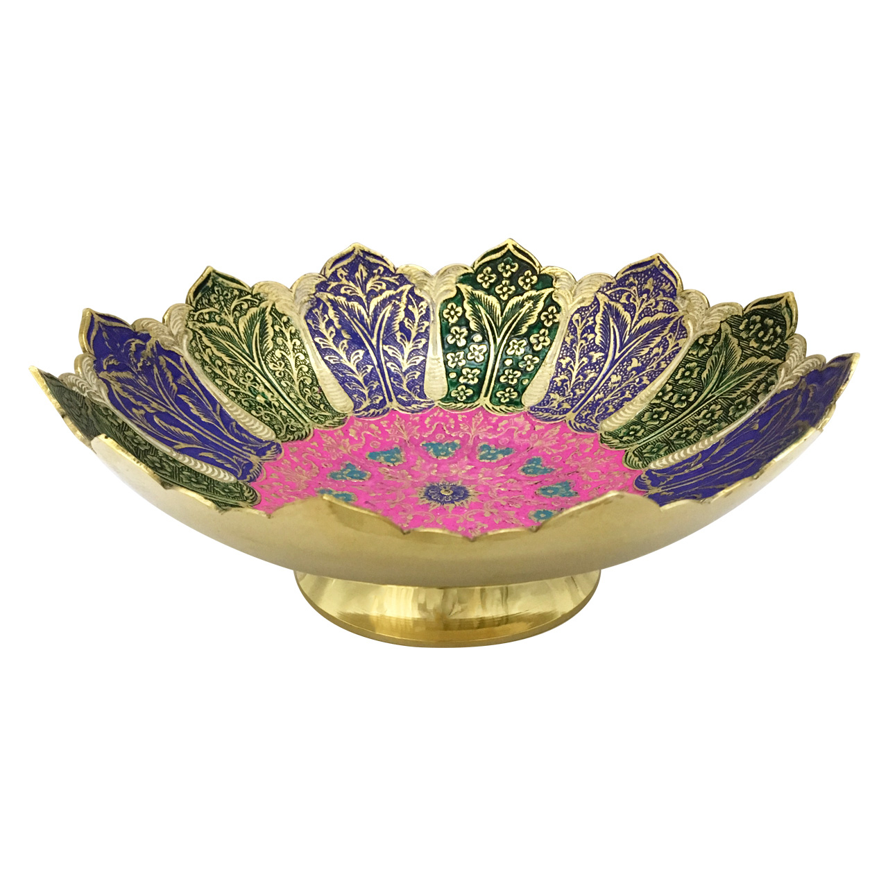میوه خوری برنجی طرح ترنج مدل 10