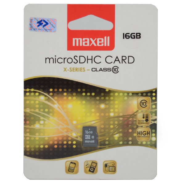 کارت حافظه مکسل microSDHC Card 16GB x-Series Class 10