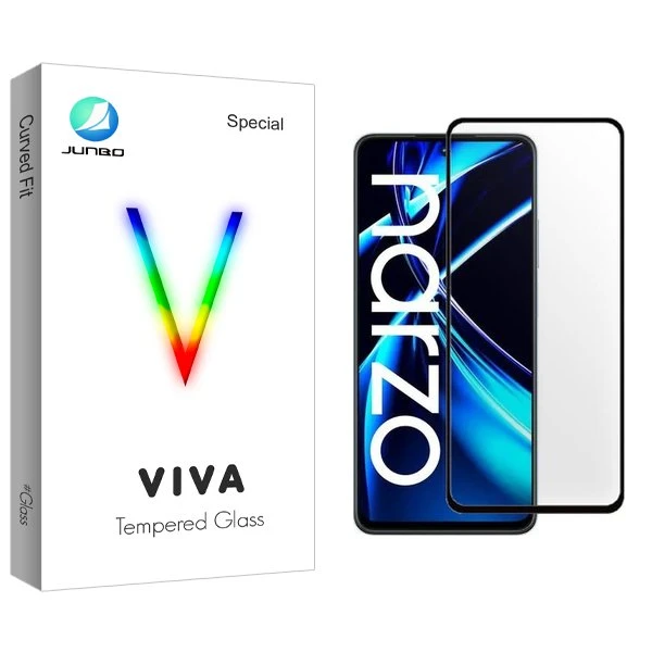 محافظ صفحه نمایش شیشه ای جانبو مدل Viva مناسب برای گوشی موبایل ریلمی Narzo N55