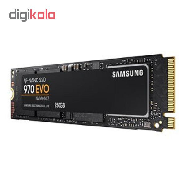 حافظه SSD سایز 2280 سامسونگ مدل 970 EVO ظرفیت 256 گیگابایت