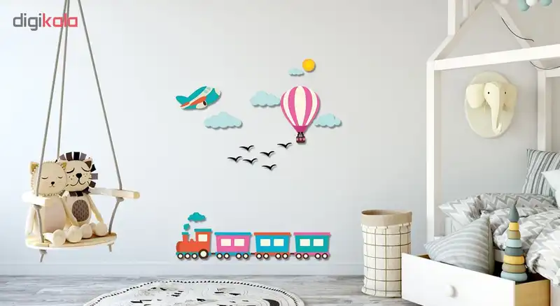 استیکر چوبی ژیوار طرح Happy Holiday