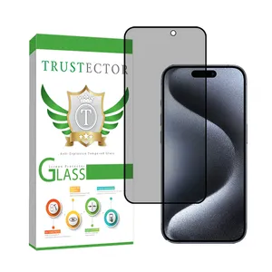 Trustector PRIVFULLT Screen Protector For Apple iPhone 15 Pro